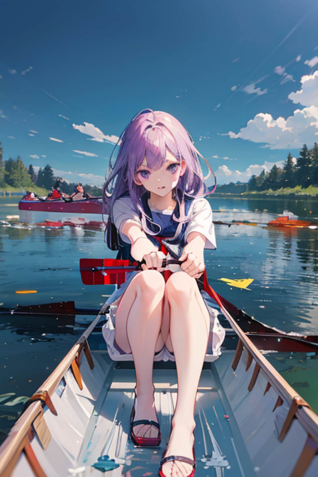 湖畔キャンプ　～カヌー～
