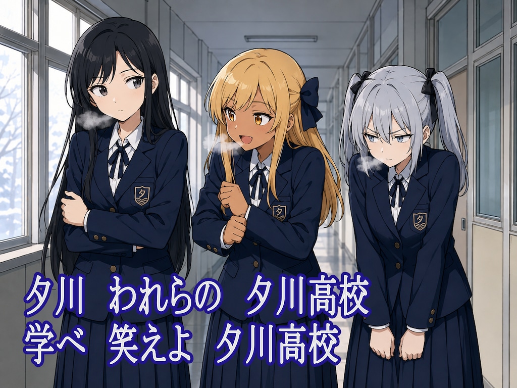 校歌斉唱！