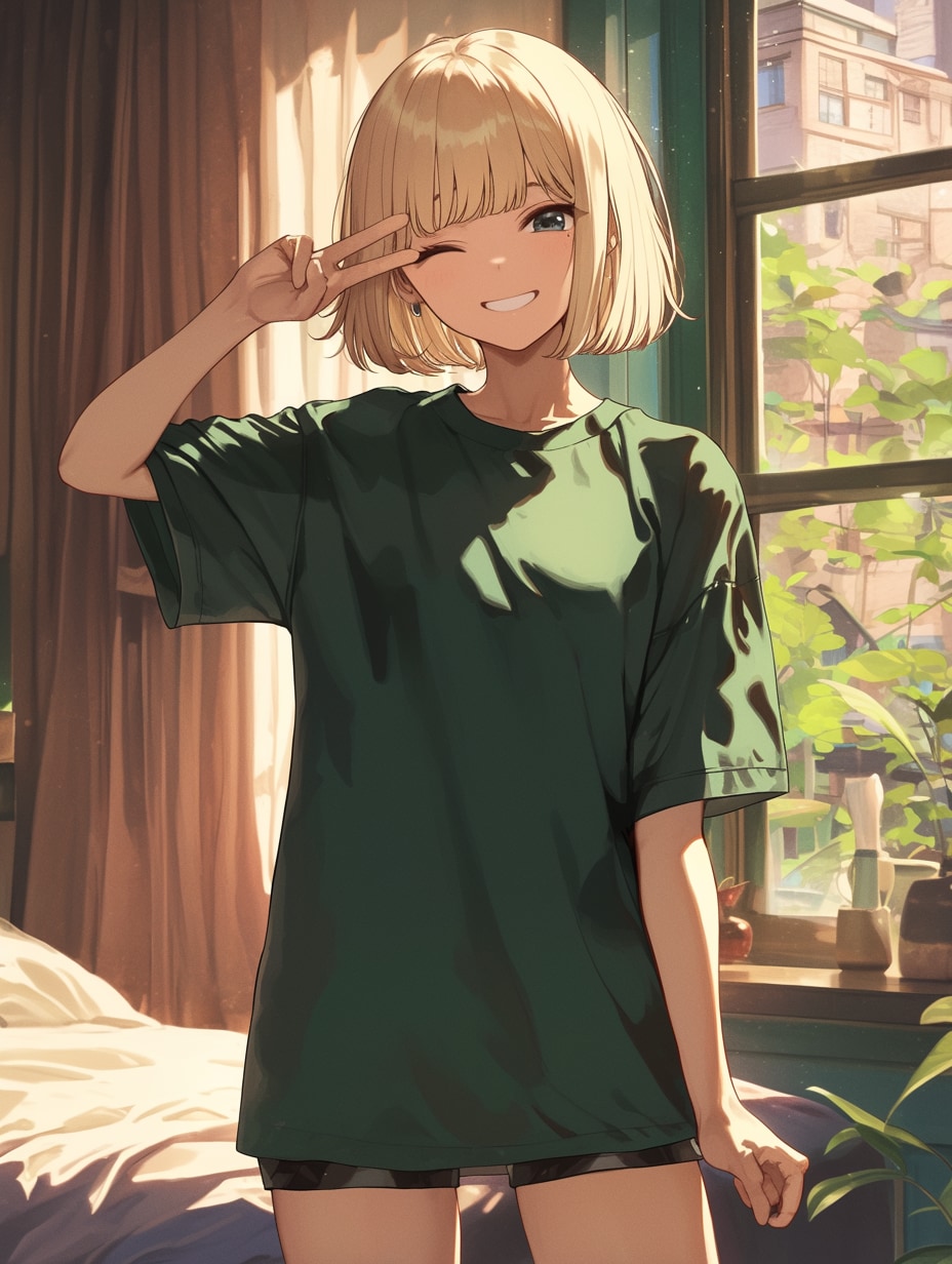 マッシュカットの子✨12