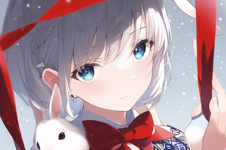 リボンの魔術withうさちゃん