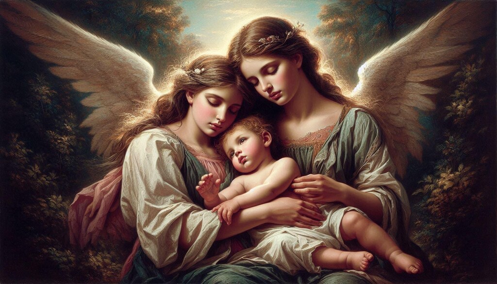 大天使の祝福♪（ルネサンス天使画風？）