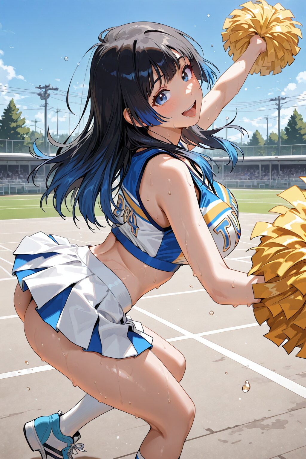 応援の練習