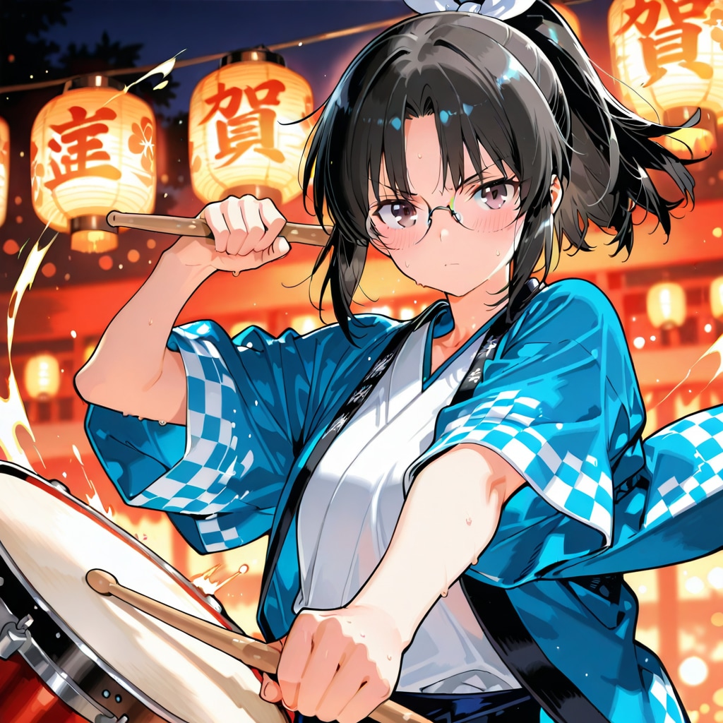 お祭り楓ちゃん | の人気AIイラスト・グラビア