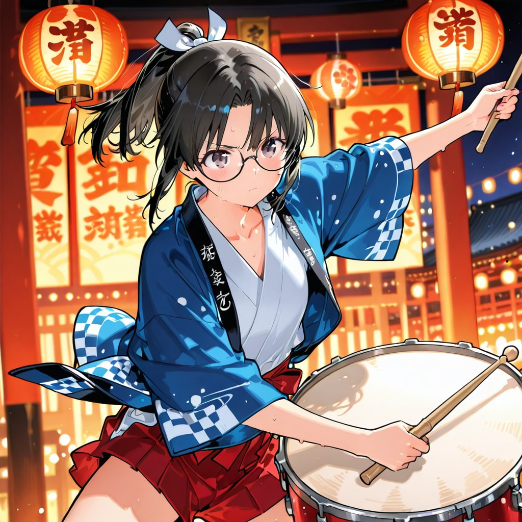 お祭り楓ちゃん