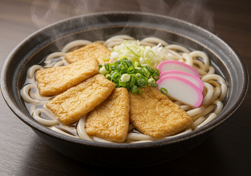 深夜食堂のきつねうどん