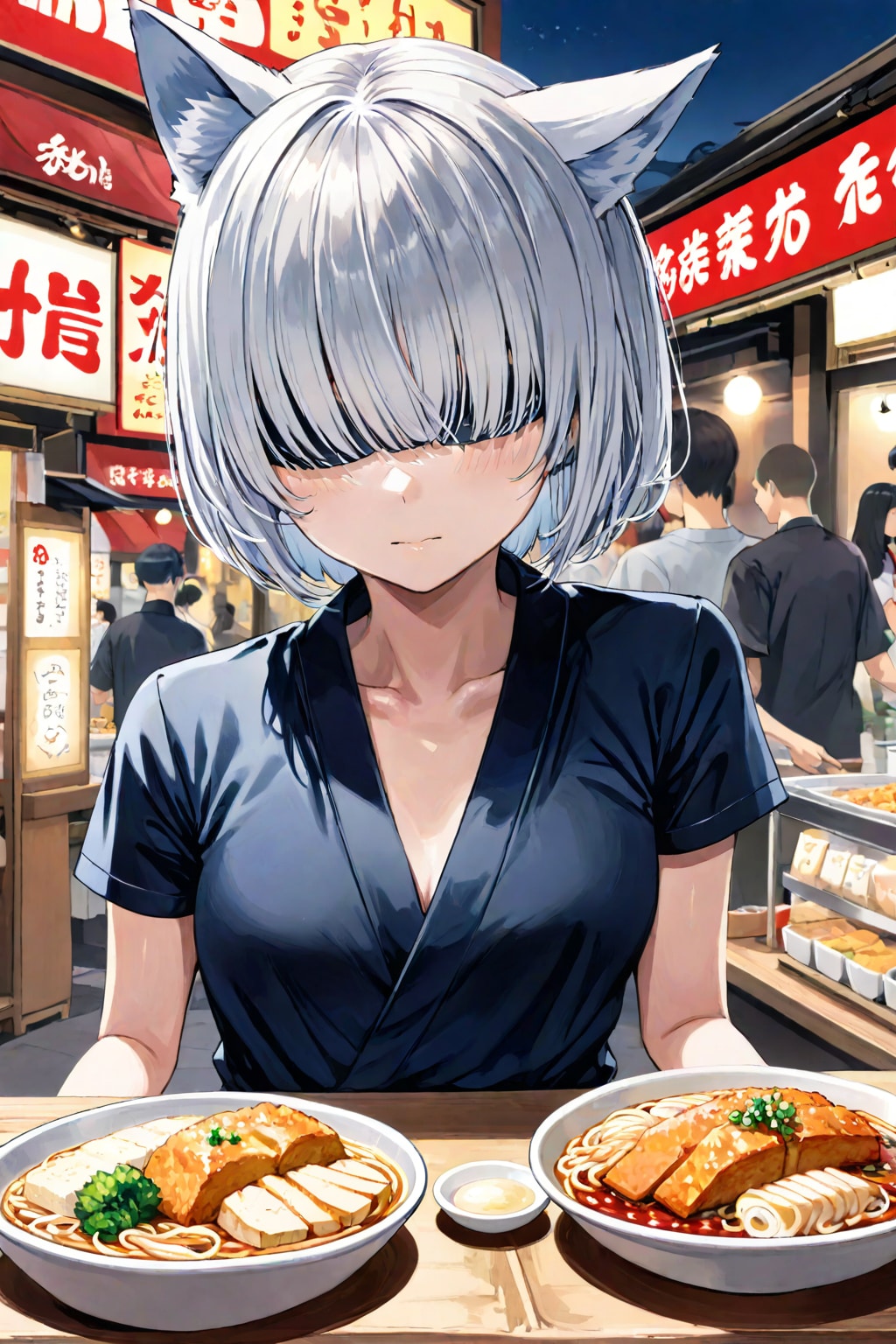 ご注文はジューシーきつねうどんですね？