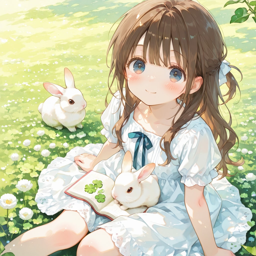 きょうは、うさぎと読書日和。📖🐇 | の人気AIイラスト・グラビア