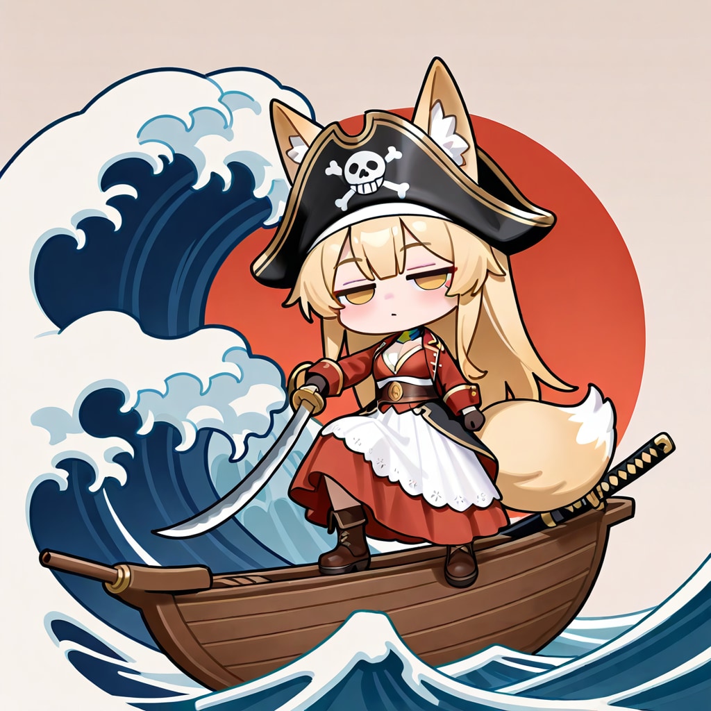 海賊お稲荷さん | の人気AIイラスト・グラビア