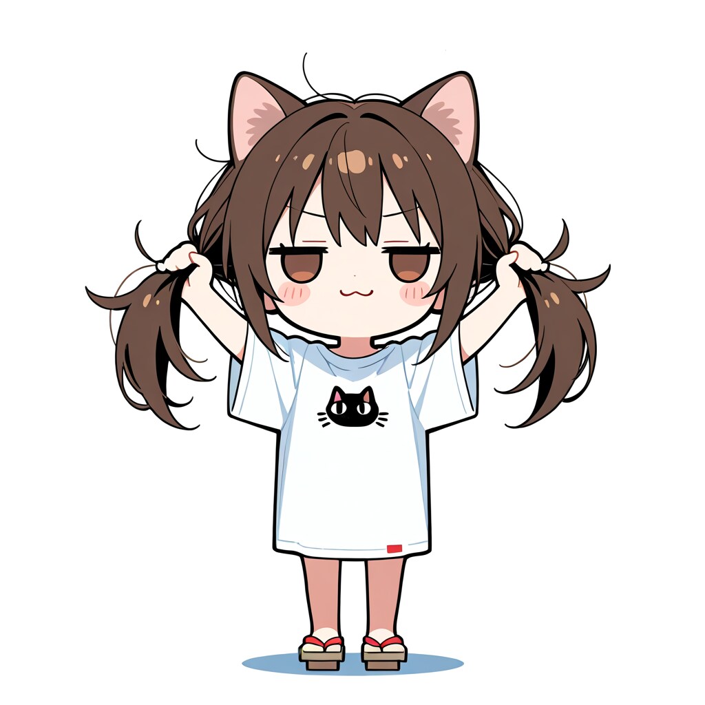 手ツインテしたら