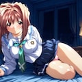 河〇理恵（制服ヌード・ピンナップ） 2枚目