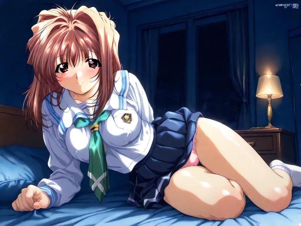 河〇理恵（制服ヌード・ピンナップ）