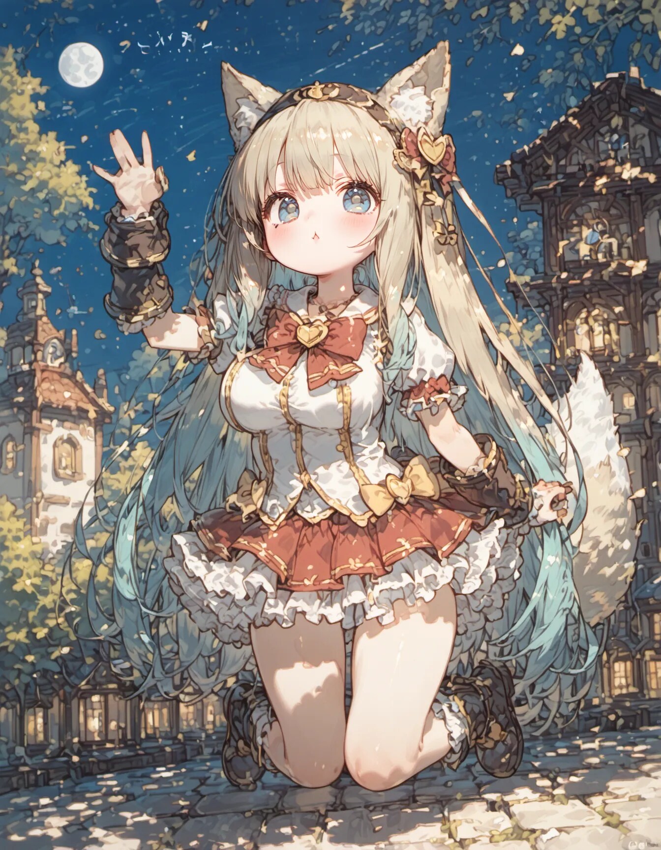 Moonlit Little Guardian