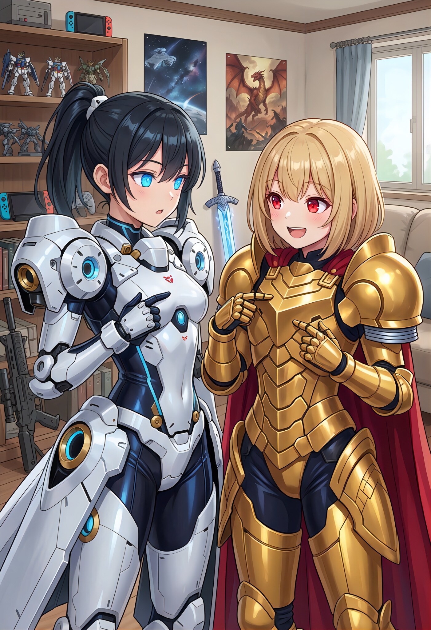 チハルちゃんと武装コラボ