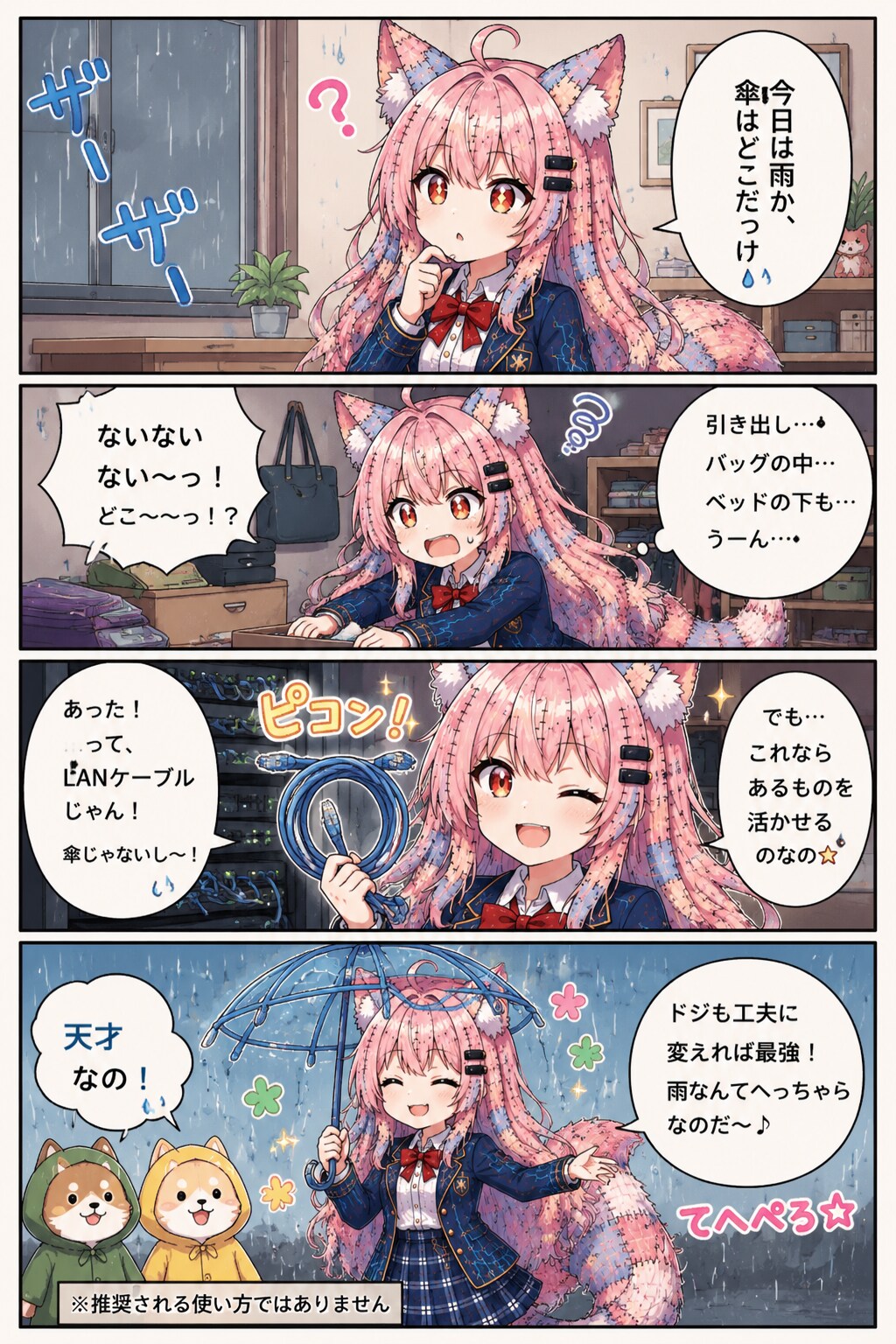 正しくない傘の作り方。