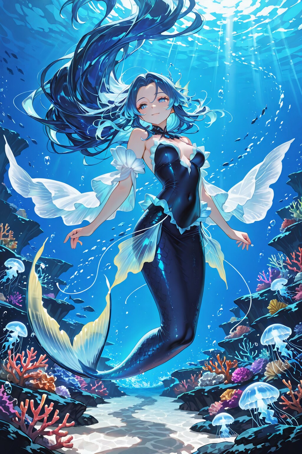深海の人魚姫。