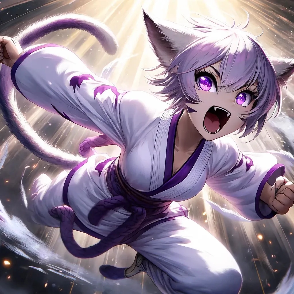 旅の武闘家紫苑の雄たけび