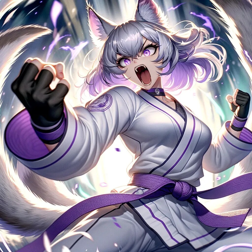 旅の武闘家紫苑の雄たけび