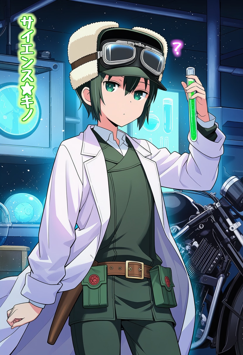 【版権キャラ】キノさん『サイエンス🧪』３ | の人気AIイラスト・グラビア