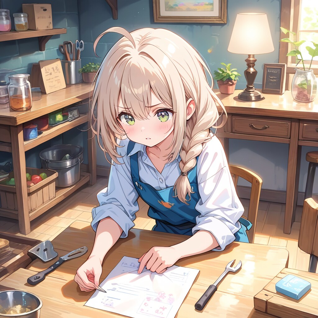 工房にて