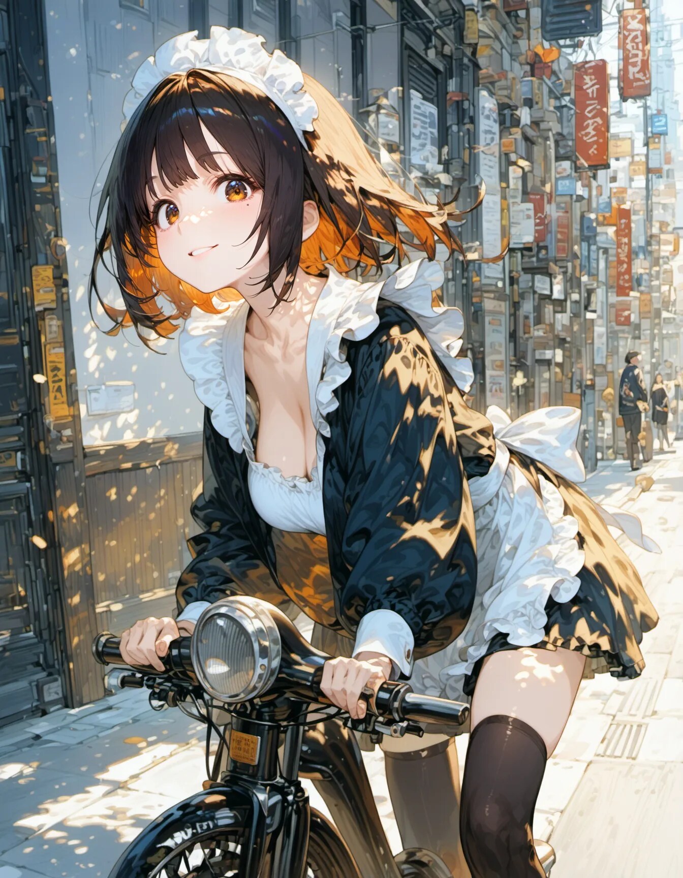 A Maid in Motion | の人気AIイラスト・グラビア