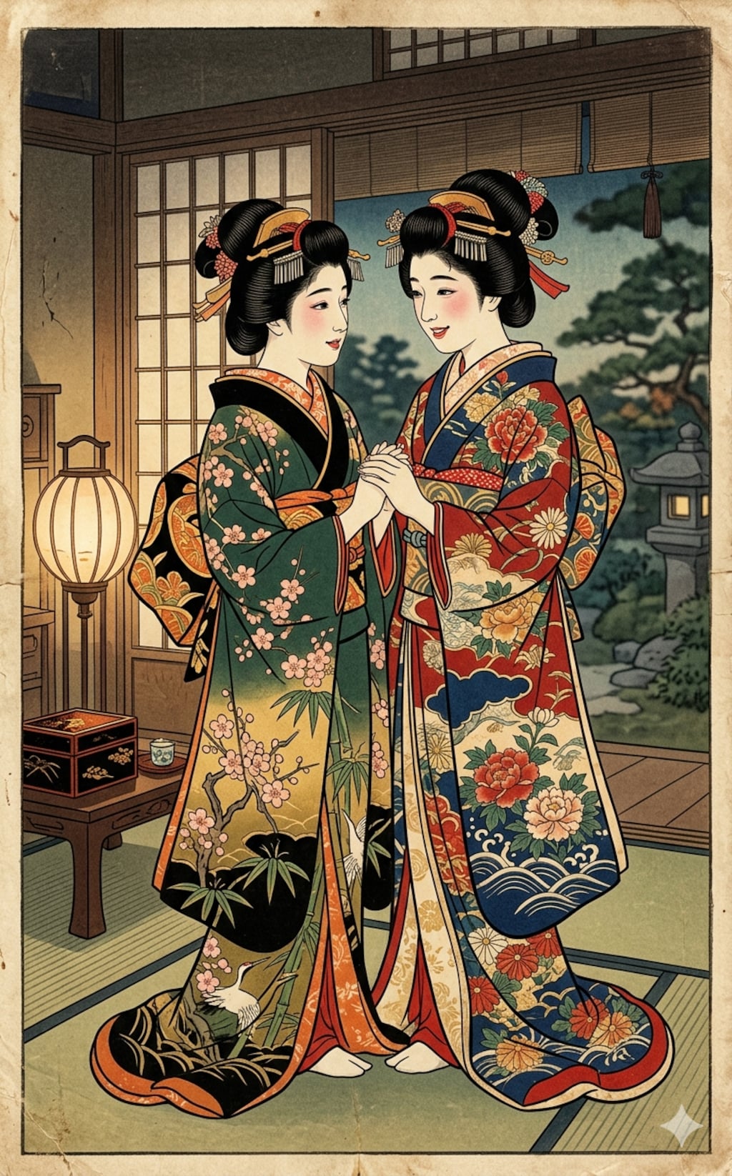 江戸に咲く百合
