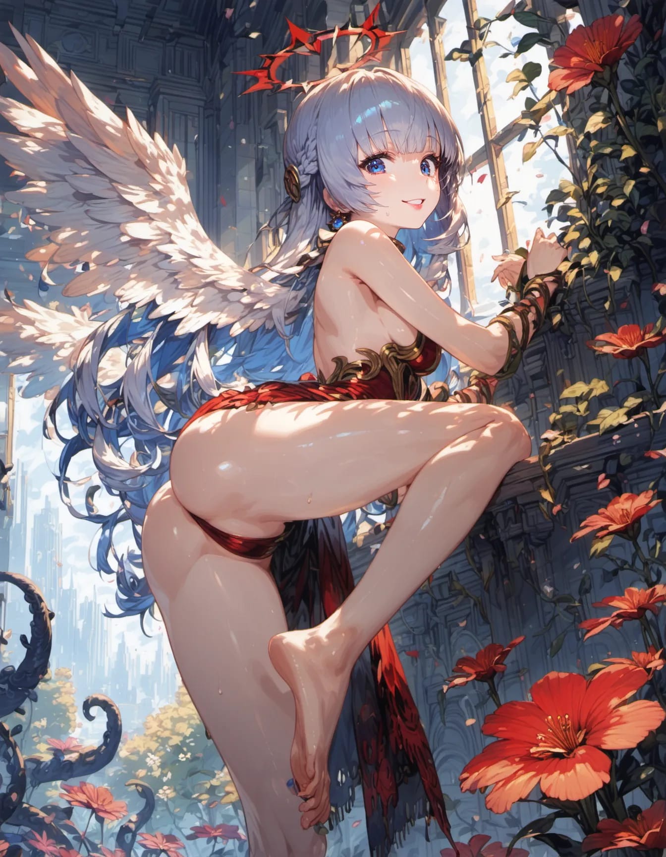The Angel Who Climbed the Ruins