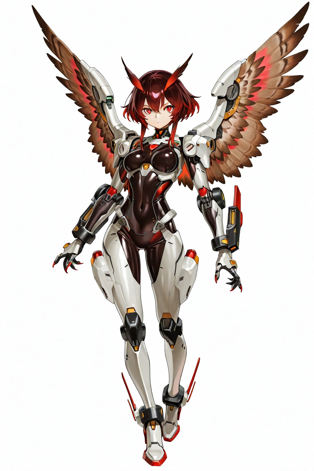 鳥型　メカ娘