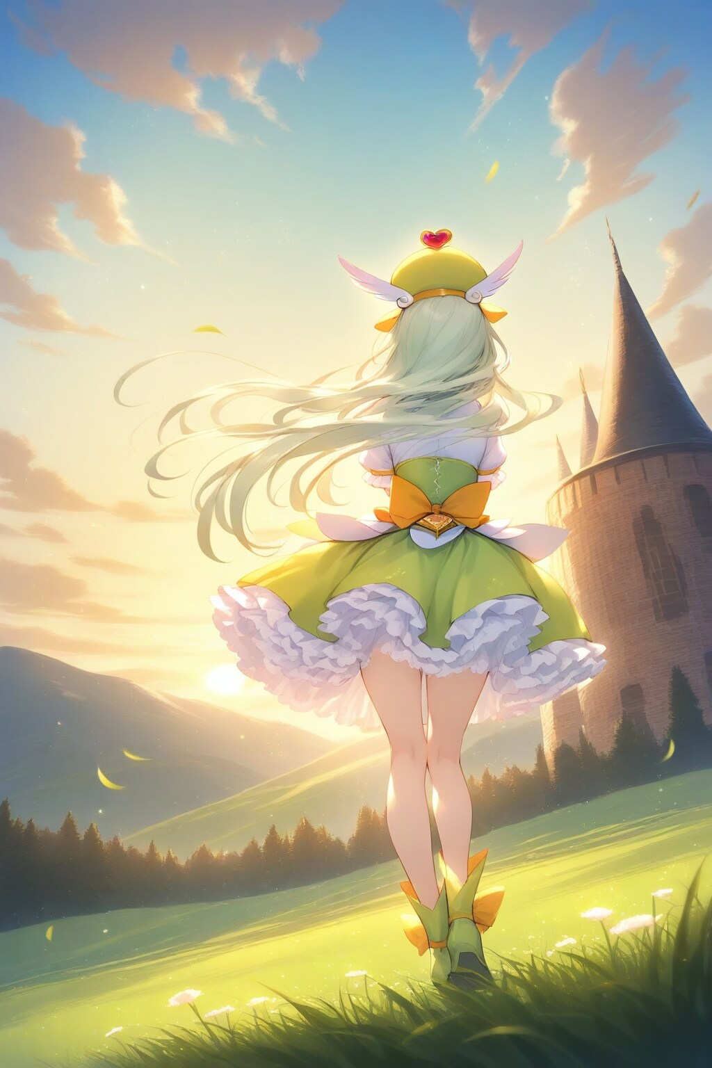 魔法使いを志す少女の旅立ち | の人気AIイラスト・グラビア