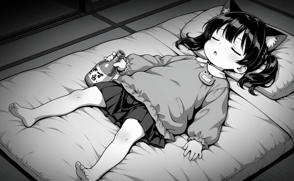 呑んで呑んで呑み潰れて眠るまで呑んで