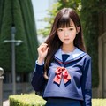 082　伝統的セーラー服に挑む 2枚目