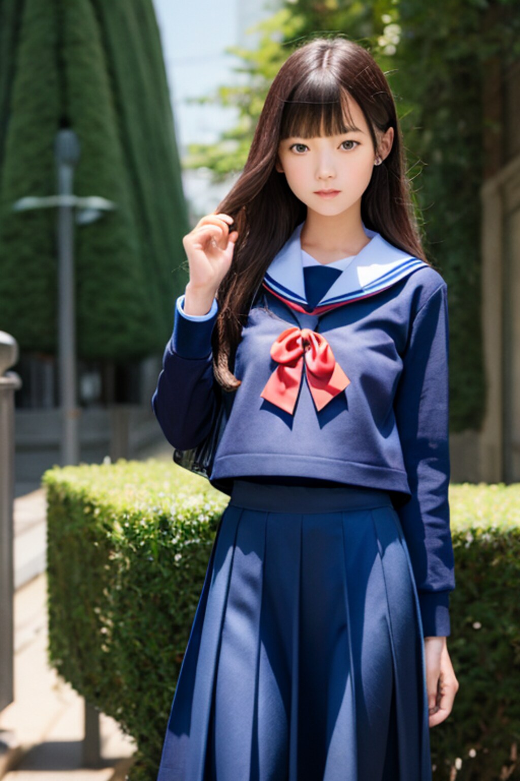 082　伝統的セーラー服に挑む