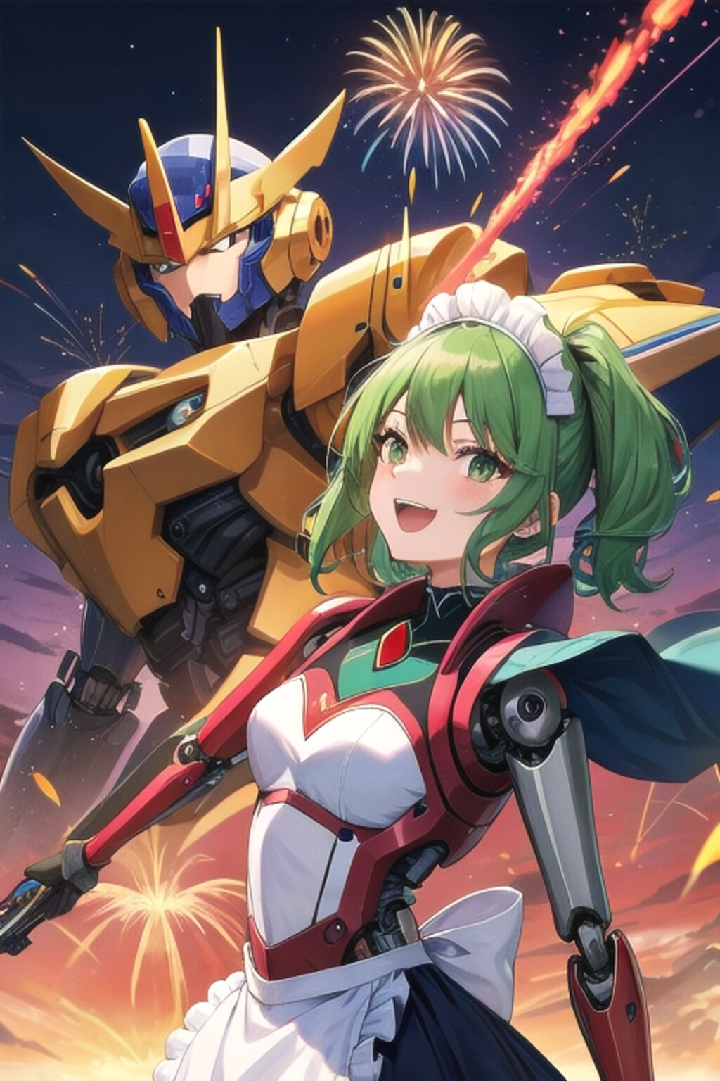 V4Bでメカメイドガール