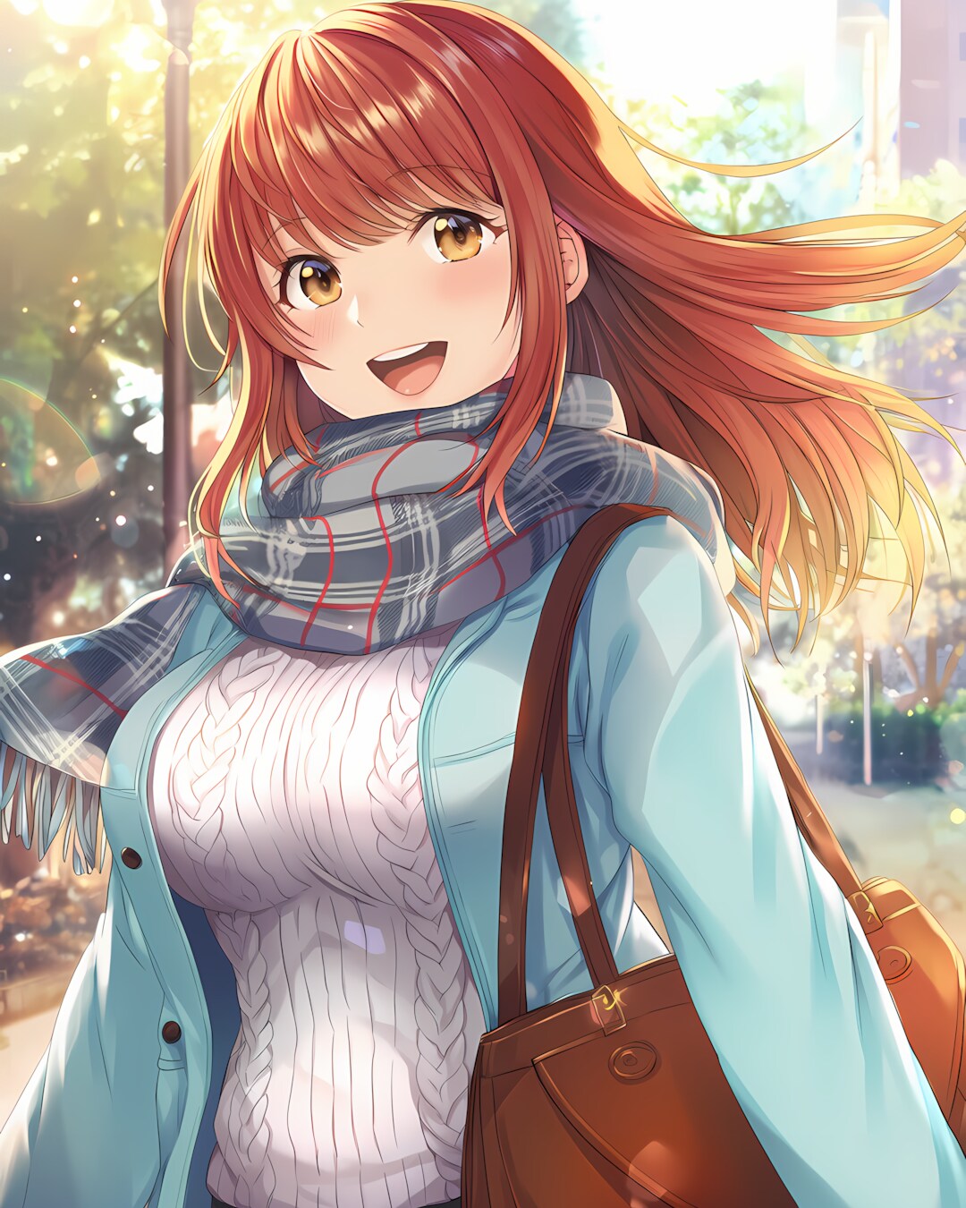 ☀️月曜の朝は爽やかに✨行ってらっしゃい！通勤デート気分💕 | の人気AIイラスト・グラビア