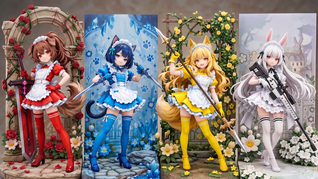 たたかうケモミミメイド四天王