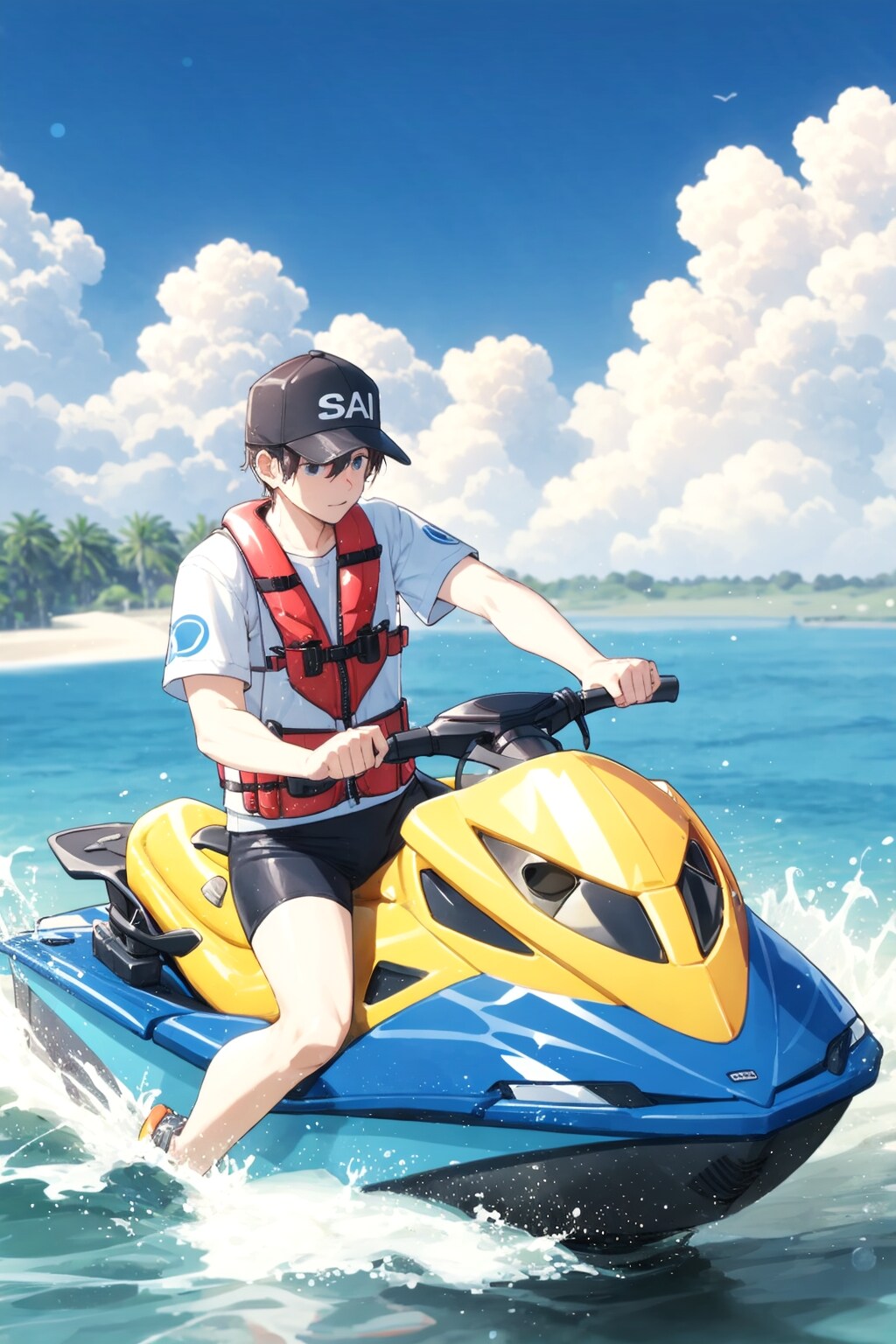 水上ジェットスキー