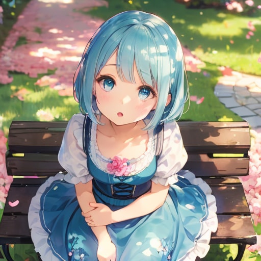 sunlight filtering through the foliage | の人気AIイラスト・グラビア