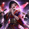 和装のメタル歌姫 2枚目