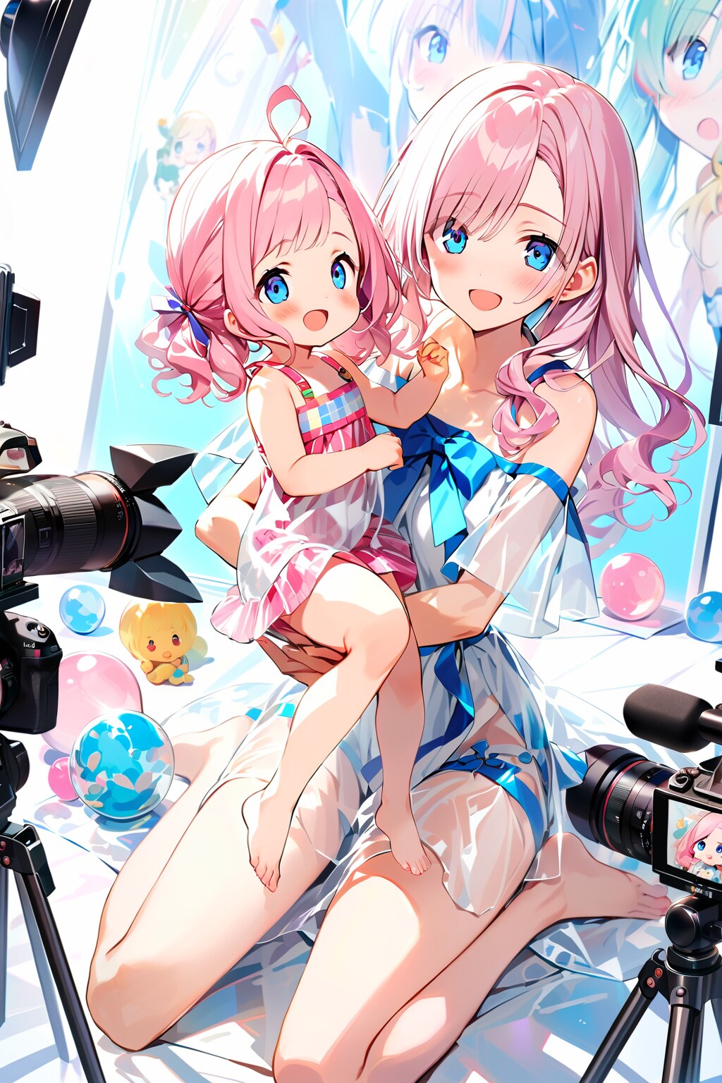 少女撮影スタジオ～かわいい母娘～