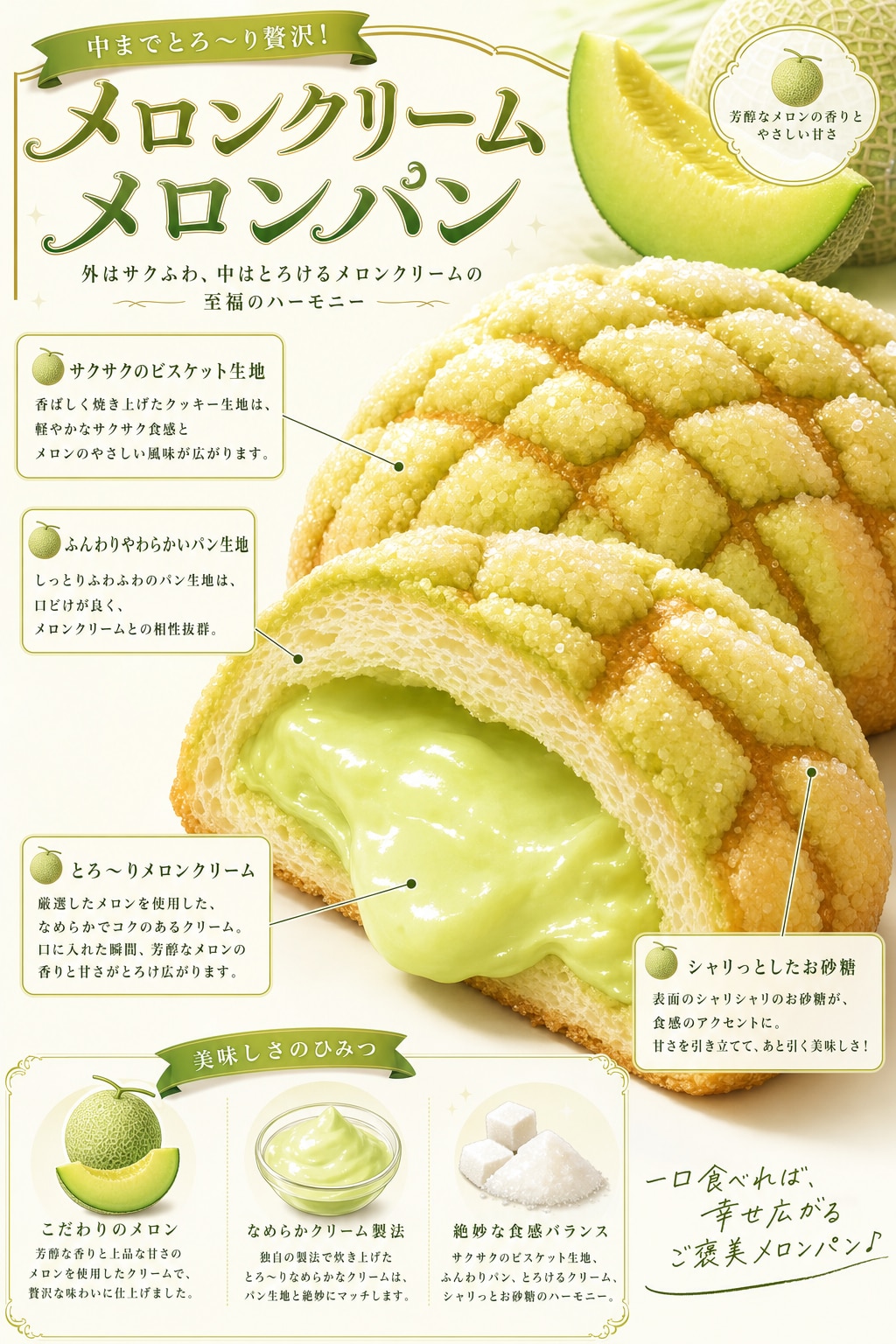 こんなメロンパンが食べたい…