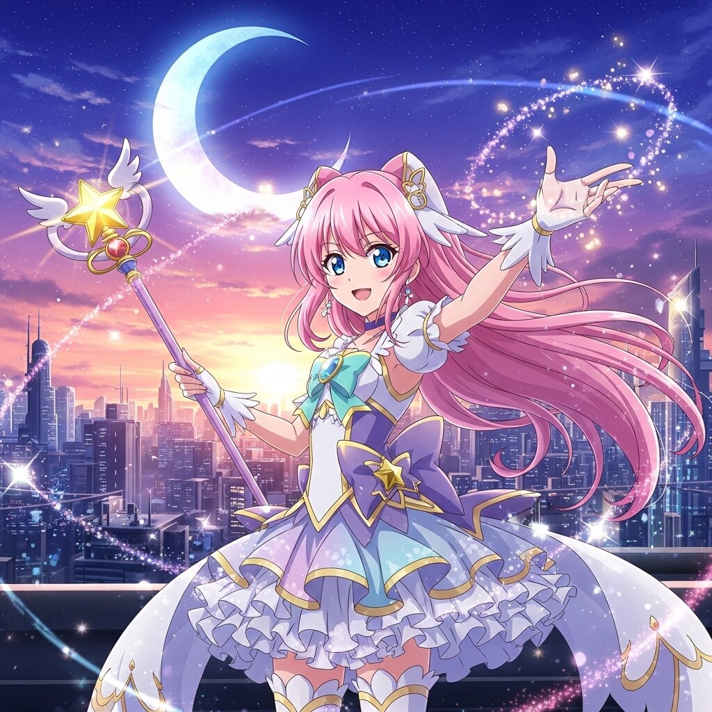 魔法少女(４枚)