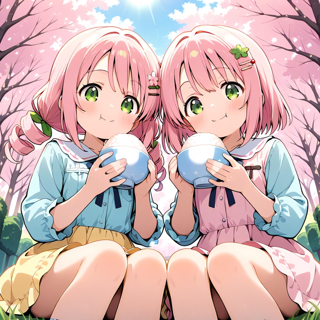 【All0402c5】今日のお花見（モデル: HARPY）