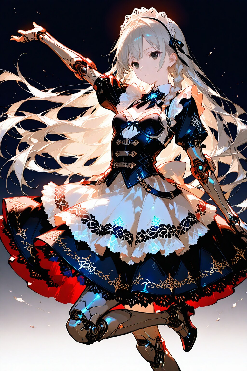 踊るメカ娘 | の人気AIイラスト・グラビア