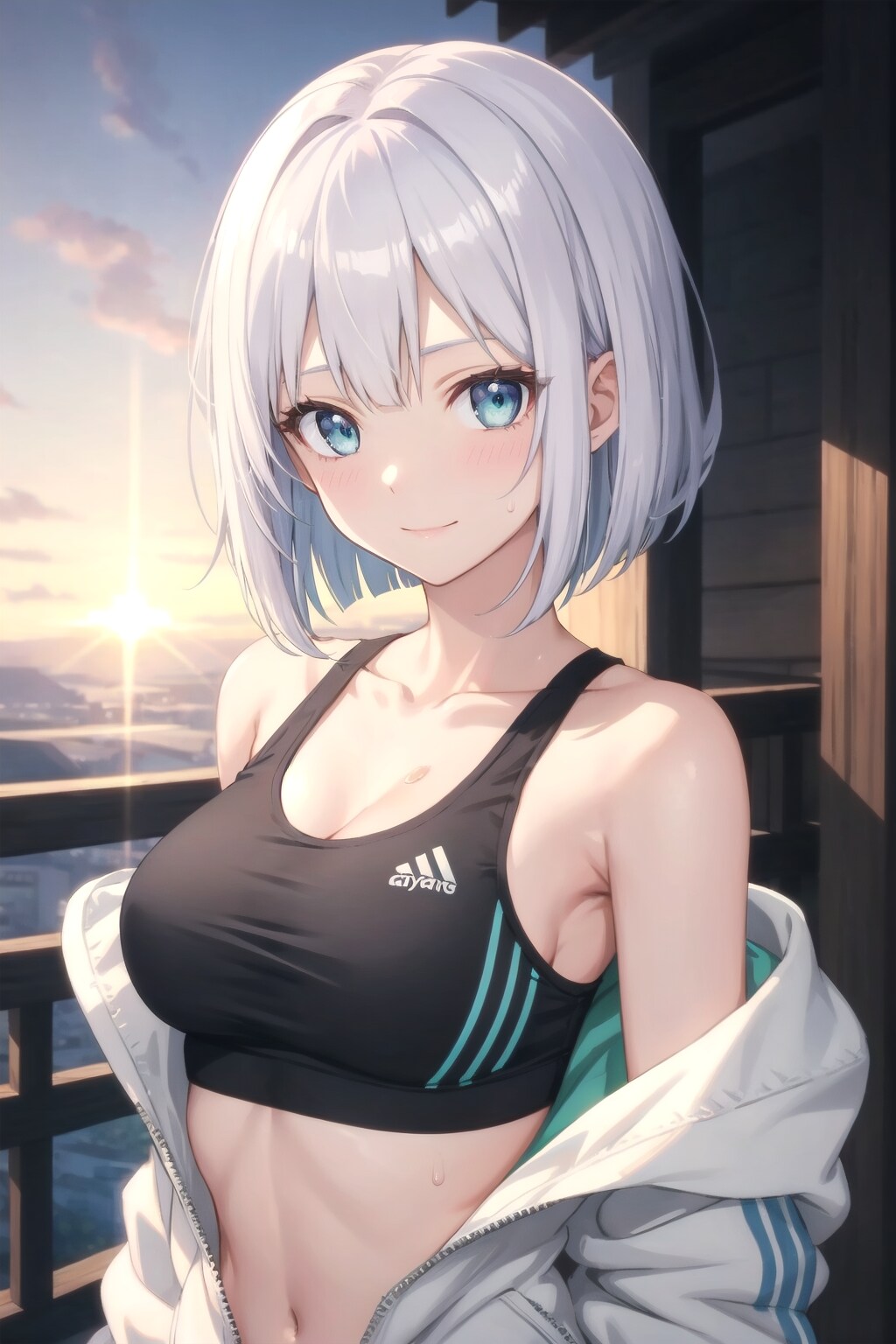 輝く息切れ | の人気AIイラスト・グラビア