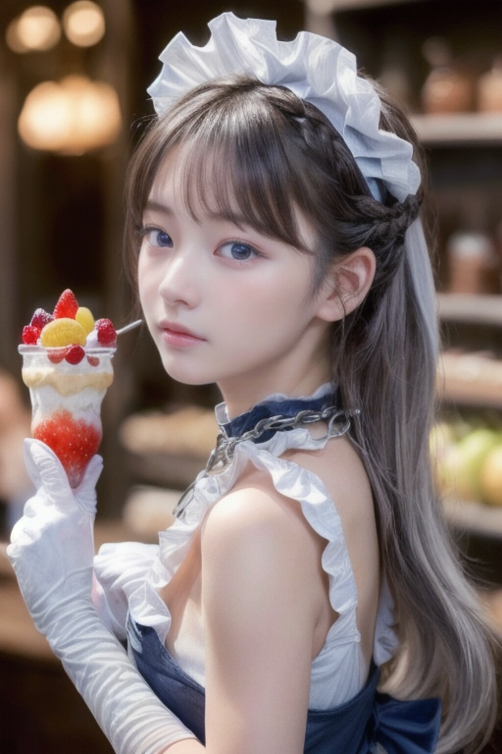 フルーツパーラーの看板娘