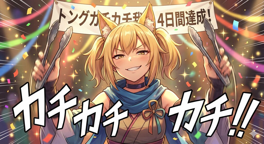 カチカチカチ‼︎