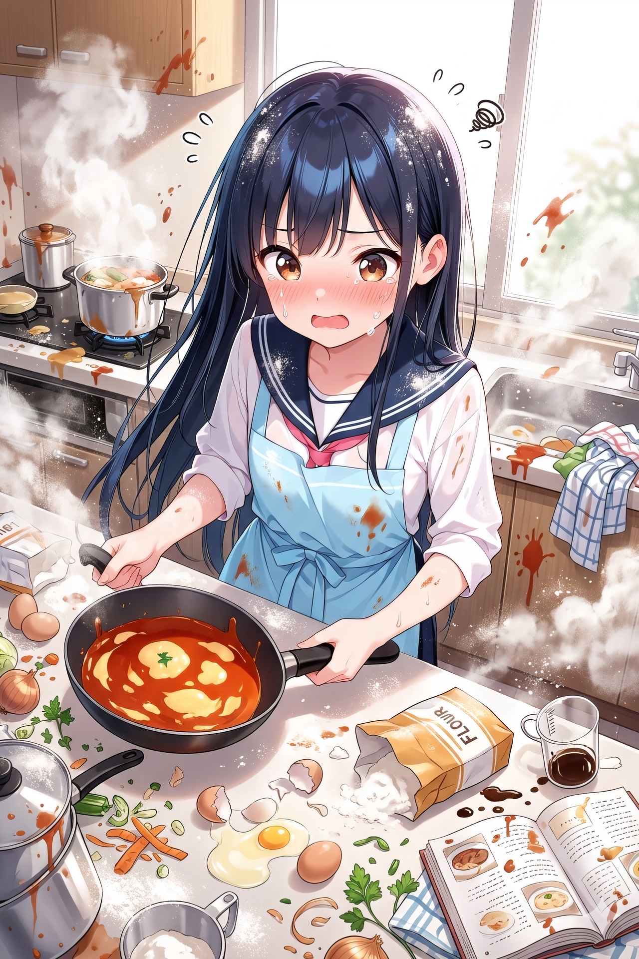 レシピ通りなのに…！ | の人気AIイラスト・グラビア