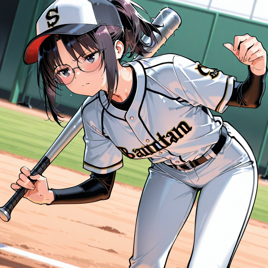 野球もできちゃう楓ちゃん