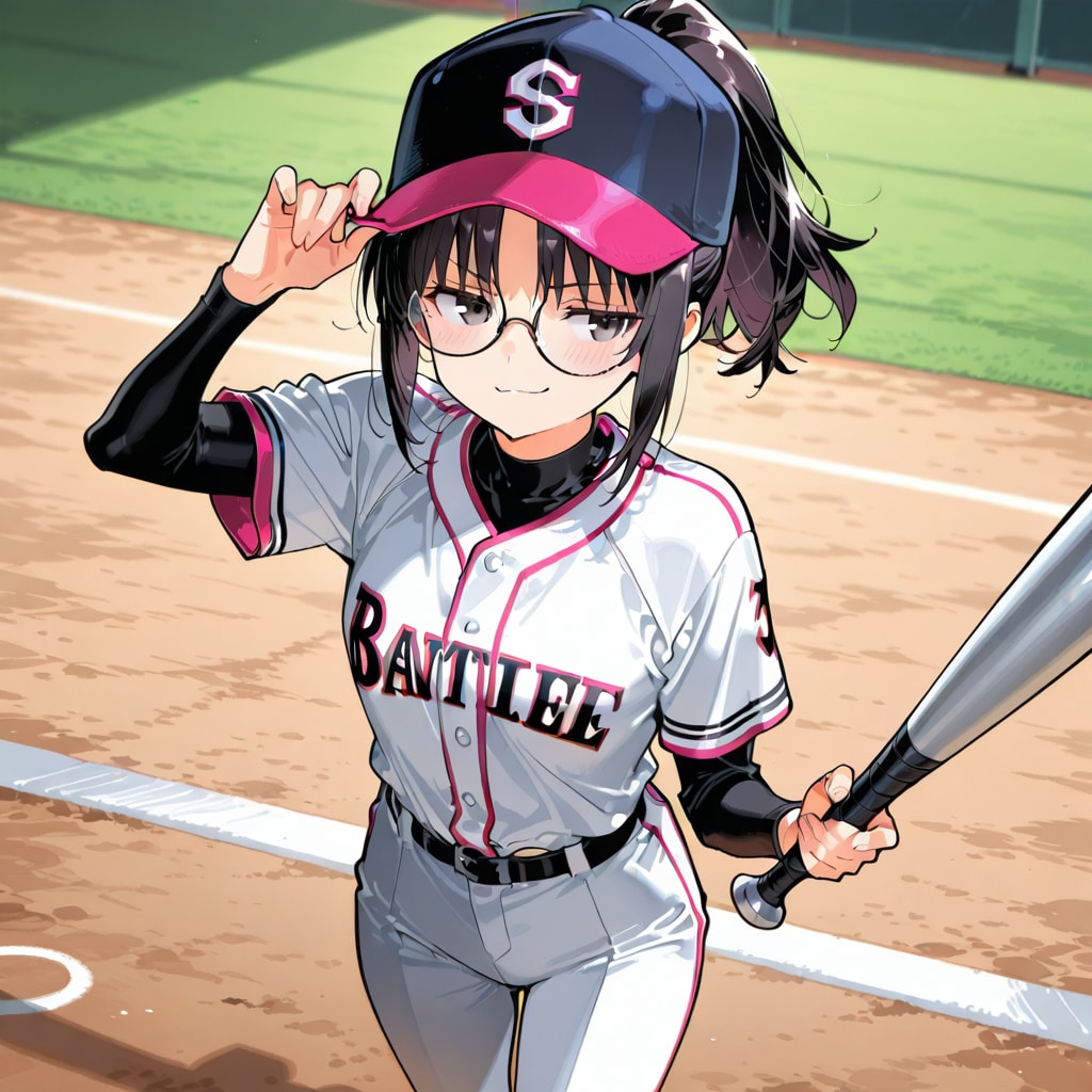 野球もできちゃう楓ちゃん | の人気AIイラスト・グラビア