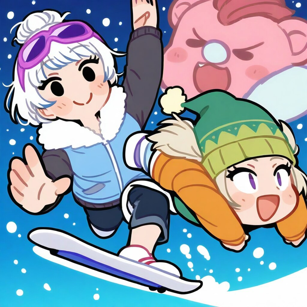 雪遊び