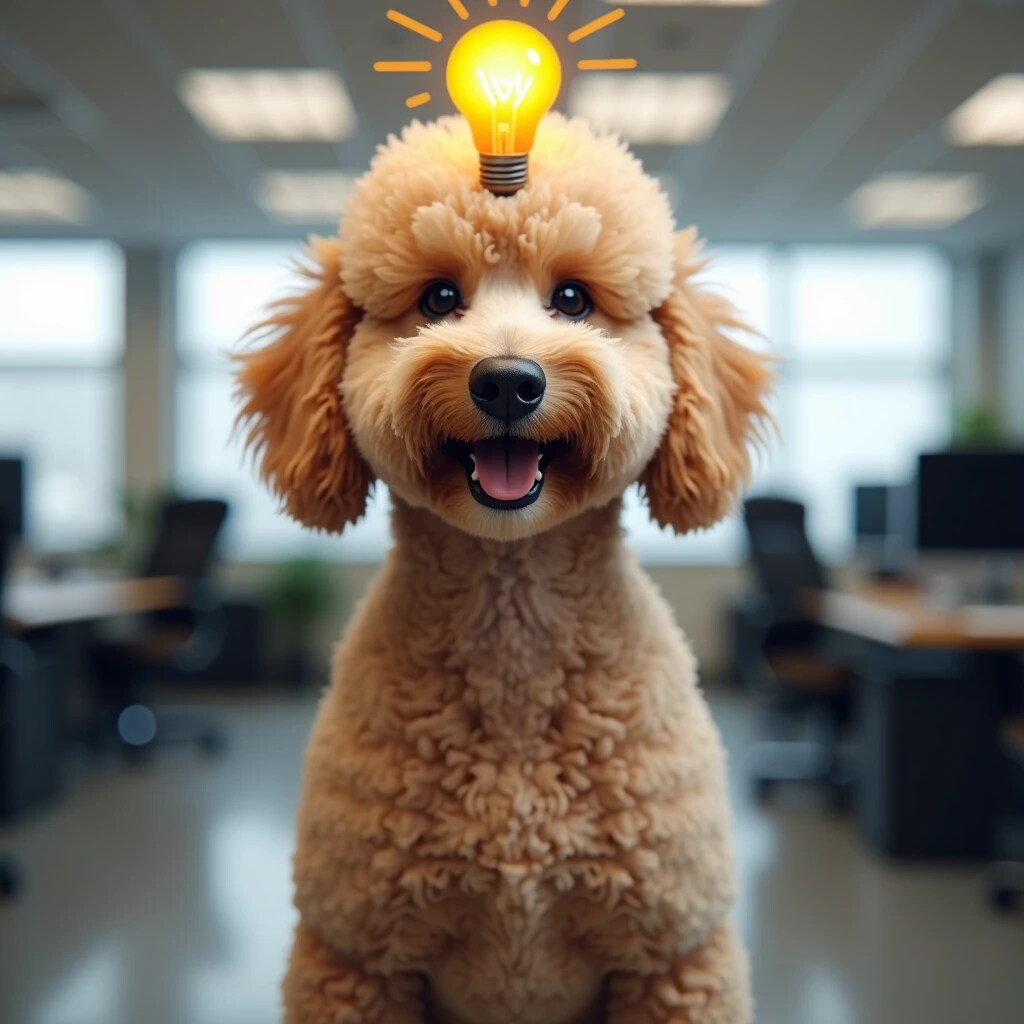 ひらめいた！プードル！